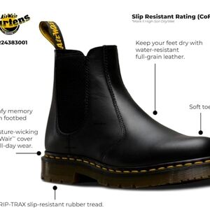 New Dr. Martens Black Chelsea Boots